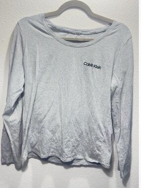 Calvin Klein Heather Gray Sleepwear Tee